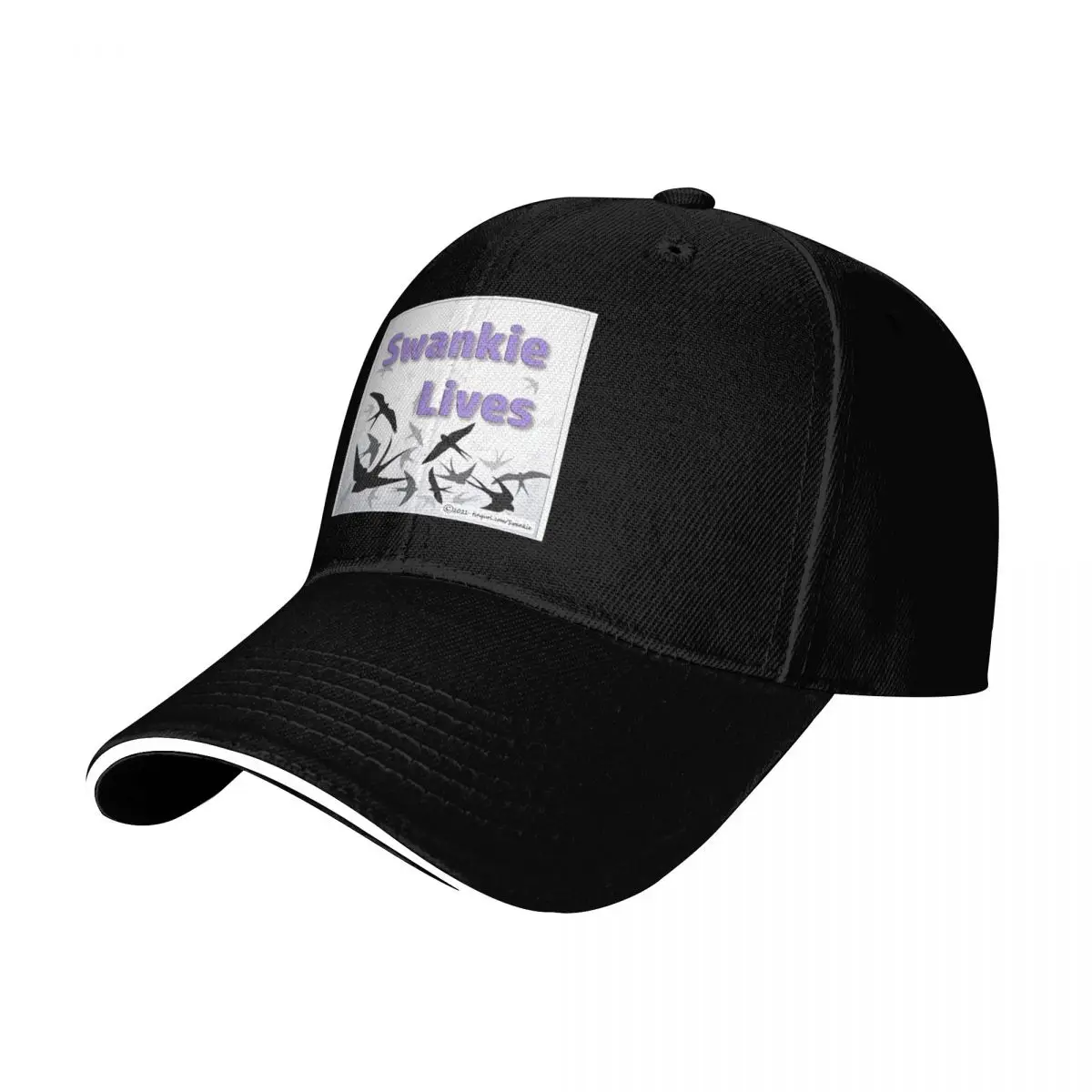 Cliff_Swallows-SwankieLives Baseball Cap Quick Dry Performance Cotton Twill Breathable Contrast Two Tone Brim