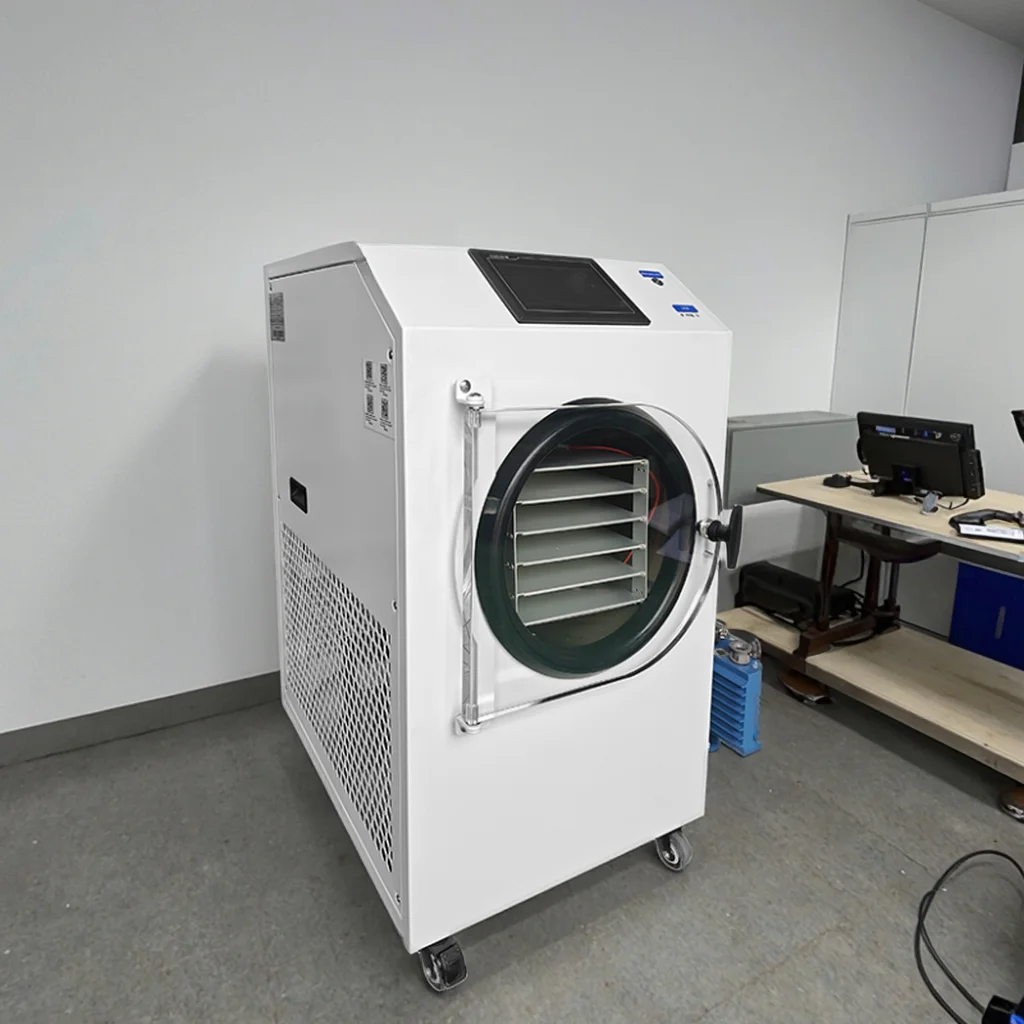 New Update WIFI Connected Drying Equipment Dried Fruit Milk Powder Skittles Vaccum Freeze Dryer Machine