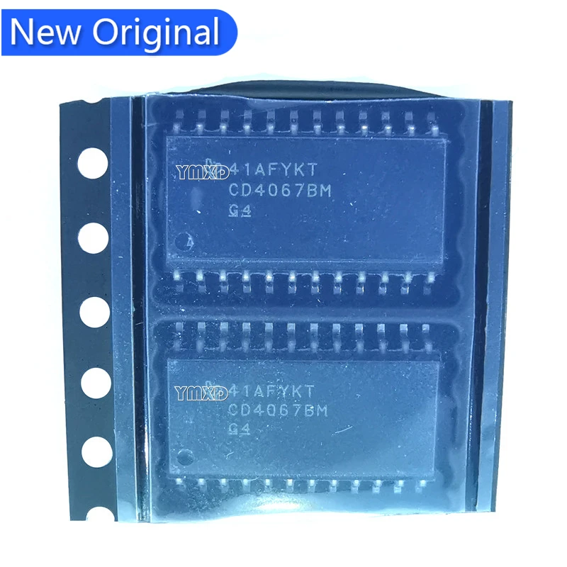 5Pcs/lot Original genuine CD4067BM96 SOIC-24 CMOS single channel 16 channel analog multiplexer chip