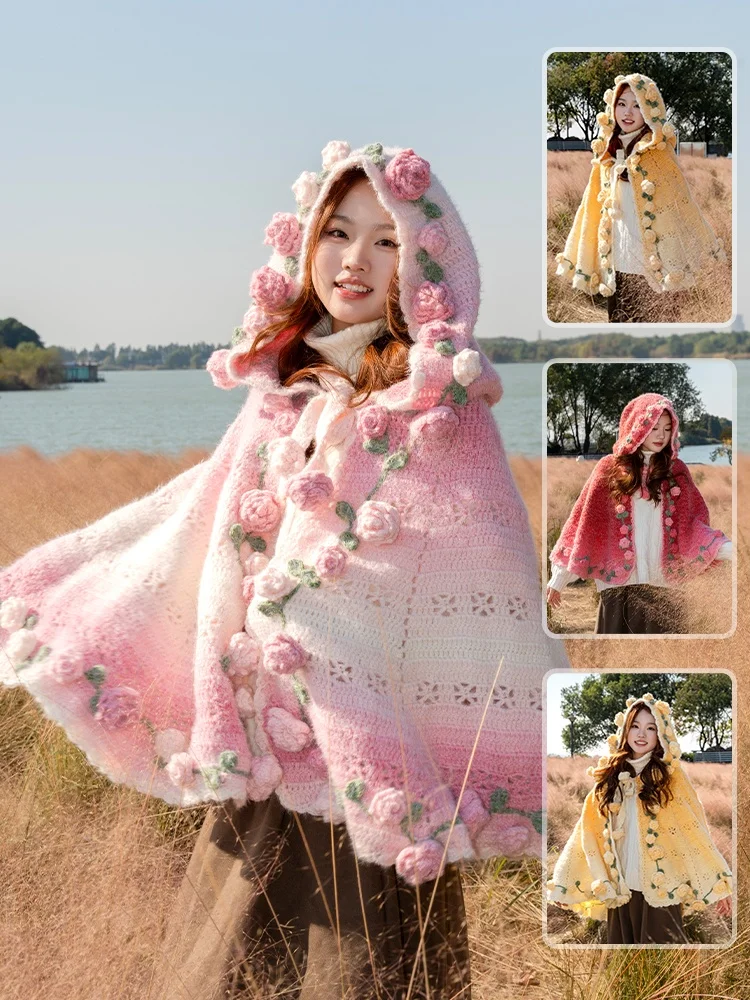 

Snowball DIY Hand Knitting Yarn Material Kit Coat of Arms Knitting Pattern Hook Needle Knitted Clothes Gift