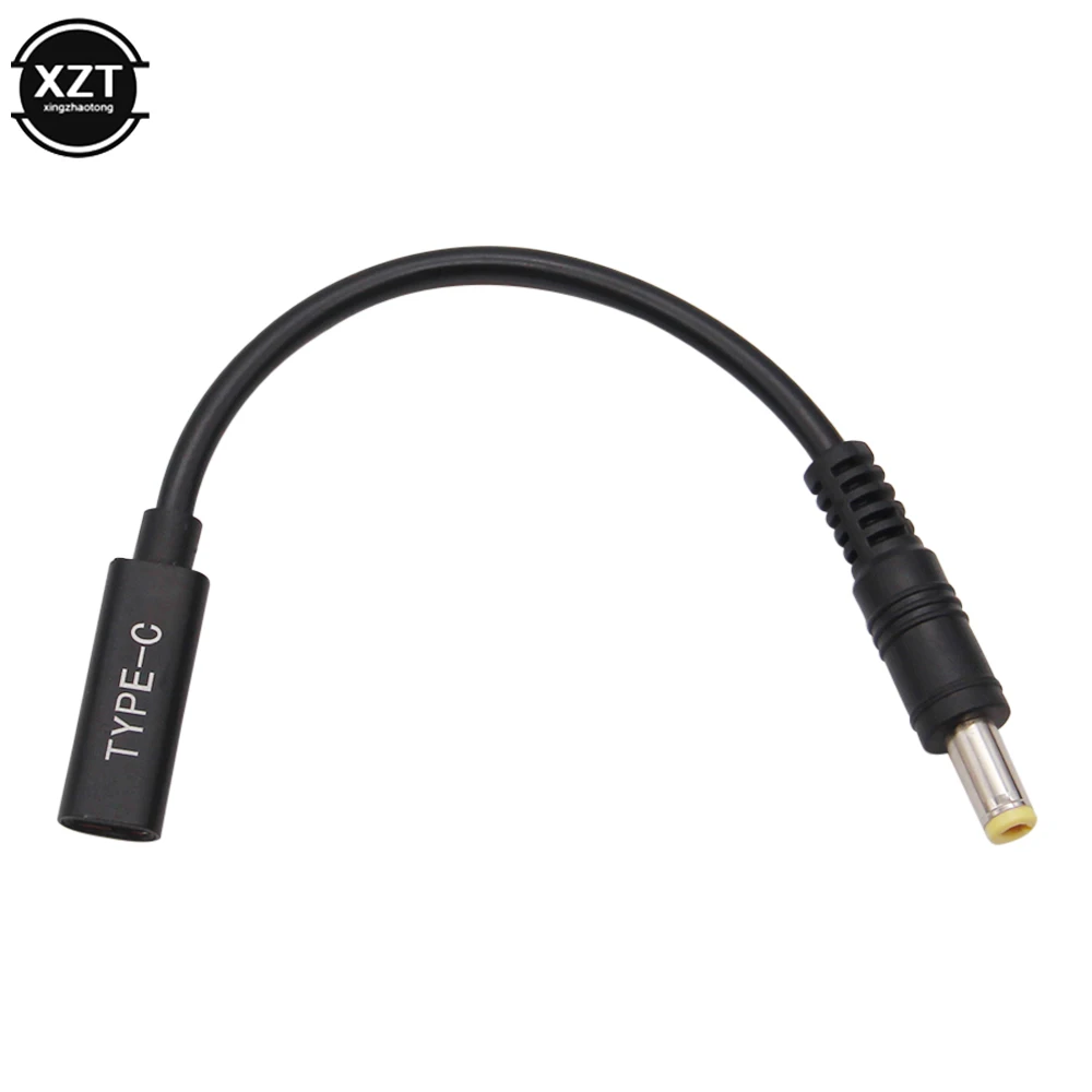 USB 3.1 Type C USB Female to DC 5.5*2.5 2.1 Male Power Charger Adapter Connector Adaptor for Lenovo Asus Hp Dell Acer Toshiba PD