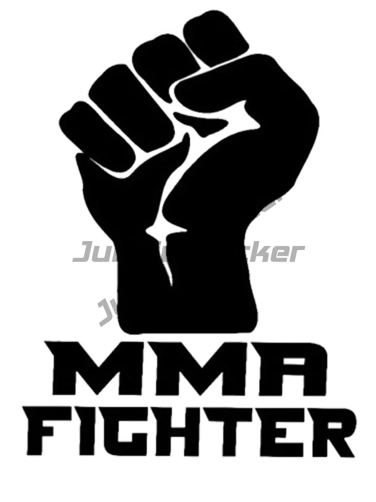 

MMA Fighter Window Decal Car Styling Fist Car Sticker Accessories
