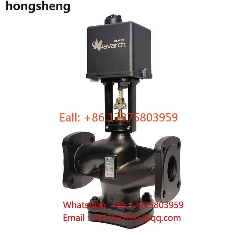Large Flow Triangle Valve Flow Valve Regulating Flow Control Valve With Electric Actuator