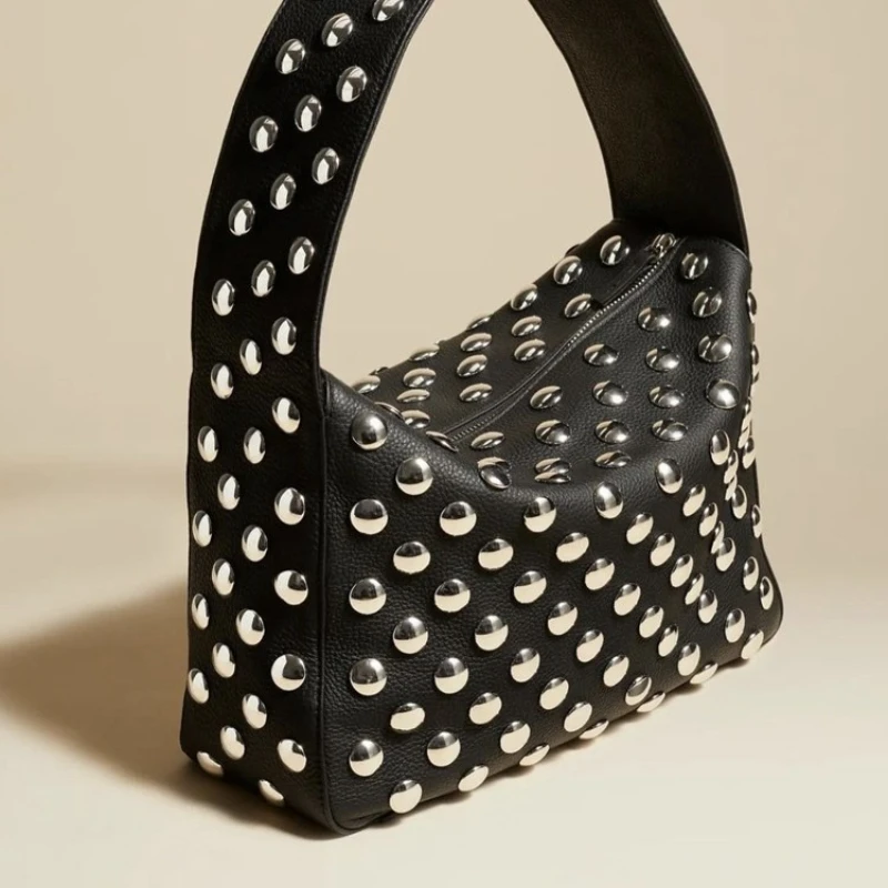 

Новая нишевая дизайнерская сумка с поверхностью ивы для ногтей, модная сумка-корзина, металлическая женская сумка на молнии на одно плечо для науки и техники