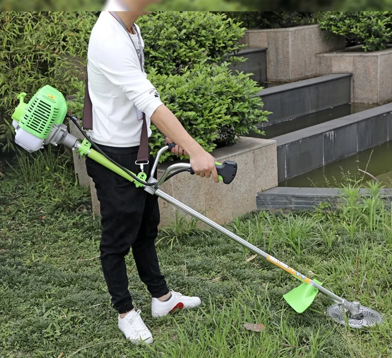 630 Grass Trimmer Two-Stroke Side-mounted Brush Cutter 52CC Small Backpack Lawn Mower Gardening Tool