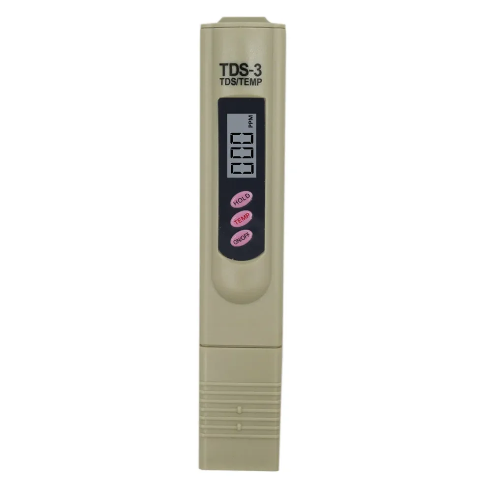 휴대용 TDS 디지털 물 테스트 펜 수질 분석 측정기 수질 순도 검사 0-9999ppm 측정