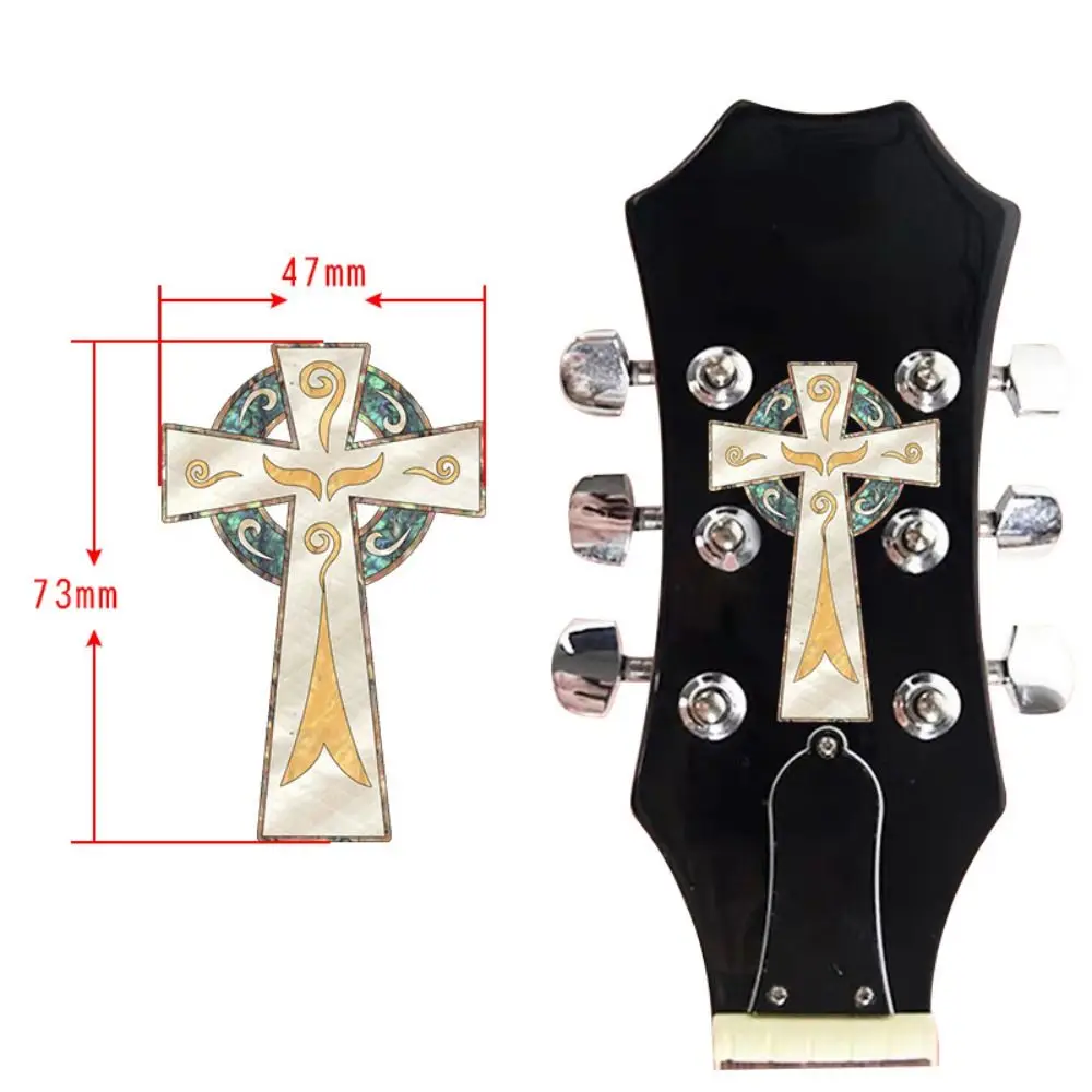 Novelty Guitar Head Sticker PVC Personalise Guitar Panel Sticker Inlay Sticker DIY Guitar Headstock Decal Electric Guitar