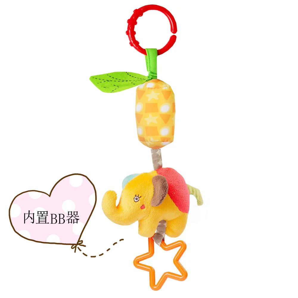 Newborn Baby Plush Stroller Toys Baby Rattles Mobiles Cartoon Animal Hanging Bell Educational Baby Toys 0-12 Months Speelgoed