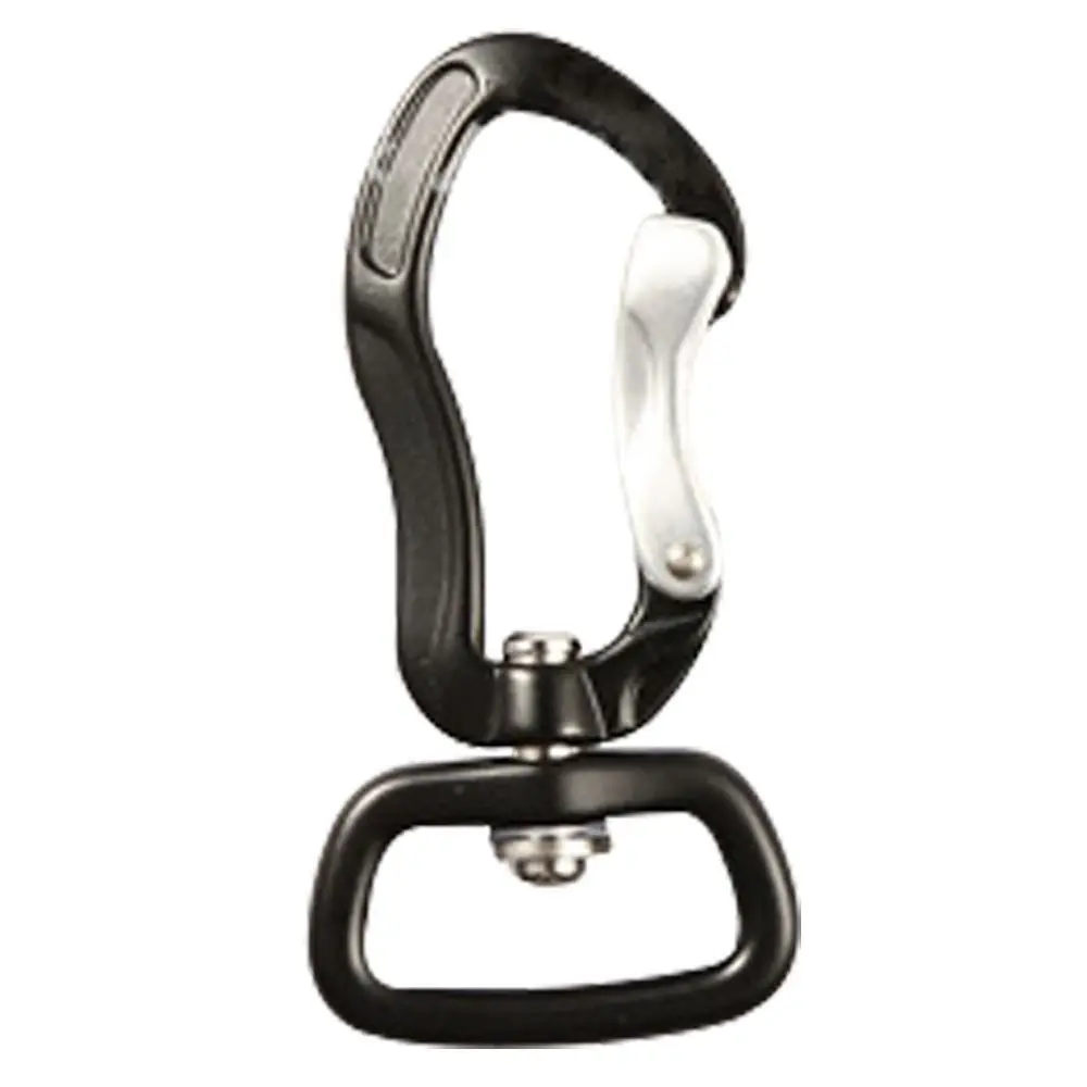 D شكل الملحقات الألومنيوم المهنية حلقة تسلق الأمن قفل رئيسي تسلق خطاف المفاتيح معدات الحماية تسلق الجبال #2