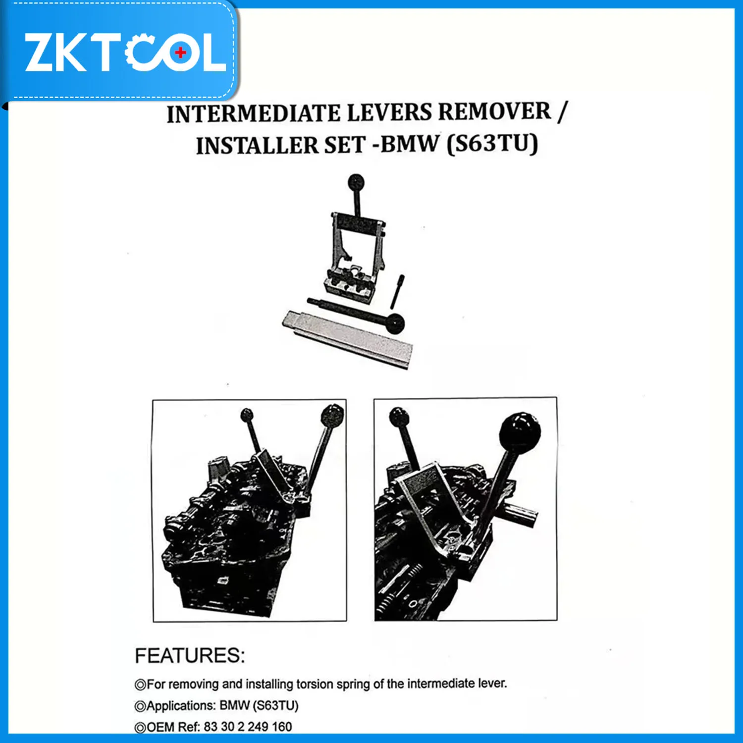 Engine valve lift spring removal tool is suitable fit for BMW N63 S63TU engine valve spring removal tool pliers