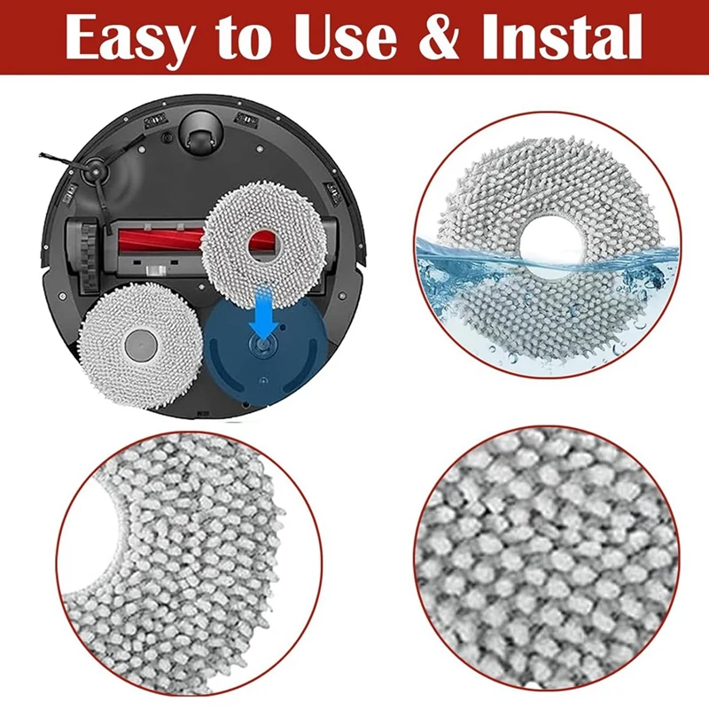 Запасные части JDZD для Super пылесоса Roborock Qrevo Curv/P20 Pro, основная боковая щетка, фильтры Hepa, тканевые мешки для пыли