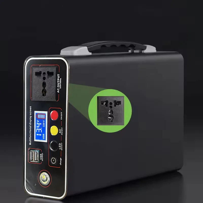 NEW 220V 300W 90AH LIFEPO4 Portable Campsite Mobile Power Supply Camping Storage Mobile Mobile Laptop Load