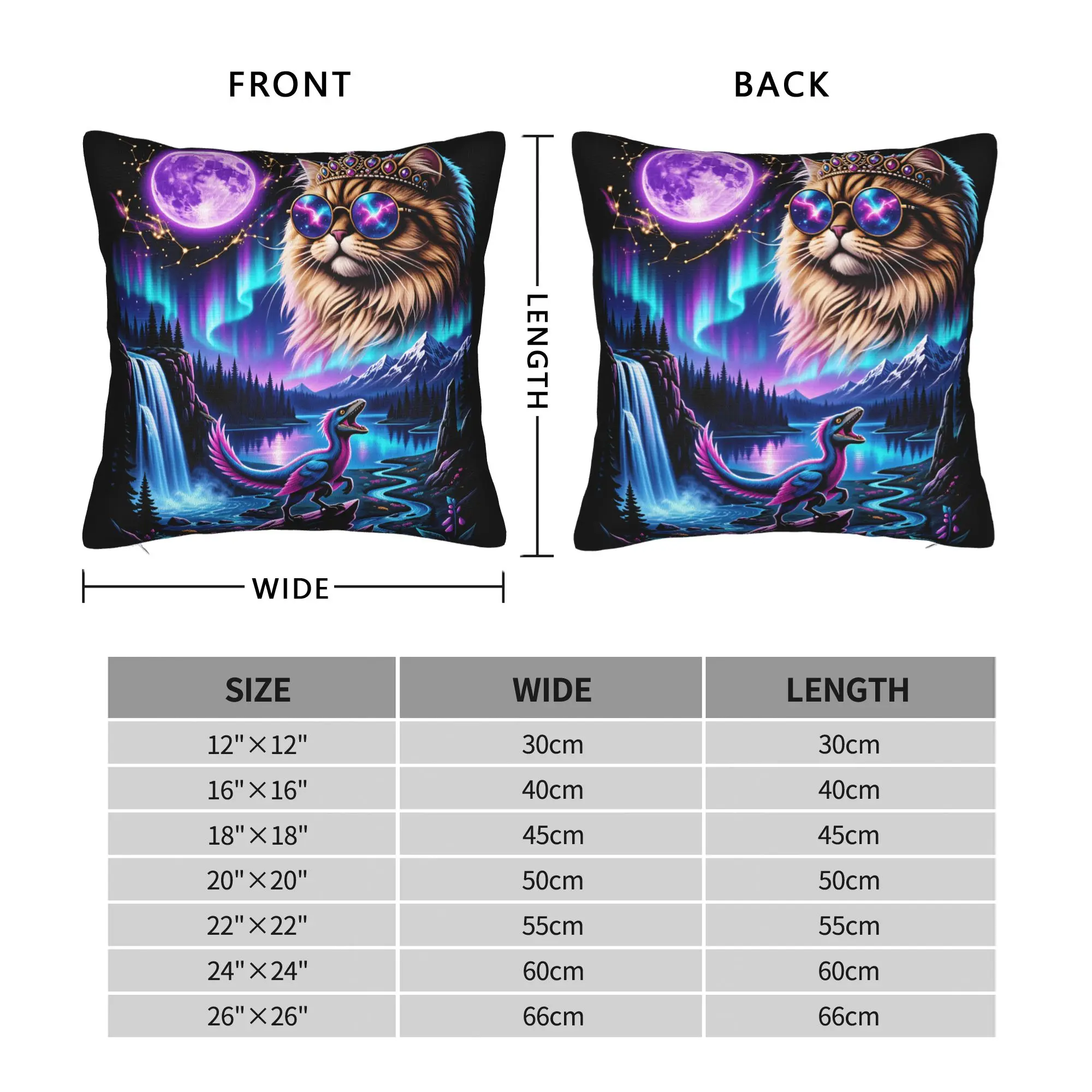 This Is An Outrage Funny Princess Cat Dinosaur Donut Meme Pillowcases   Pillow Case For Chair Sofa Home Decor Soft Pillow Cover