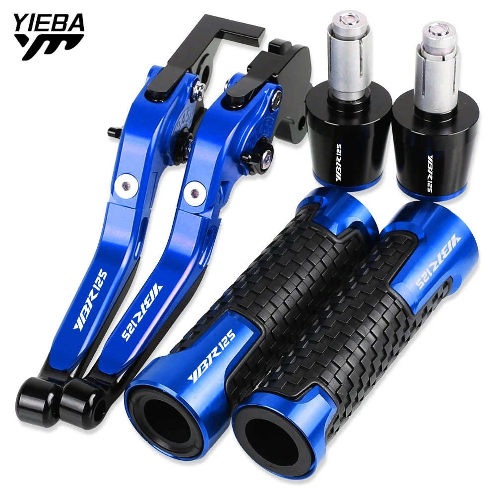 

YBR 125 Motorcycle Brake Clutch Levers Handlebar Hand Grips ends For YAMAHA YBR125 2005 2006 2007 2008 2009 2010 2011 2012-2014