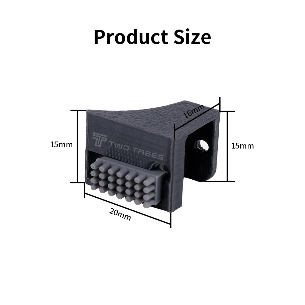 ل بامبو مختبر P1P P1S X1 X1C الفوهات ممسحة فرشاة سيليكون شنت أجهزة غسل رأس الطباعة الأنظف رأس الطابعة مسح #3