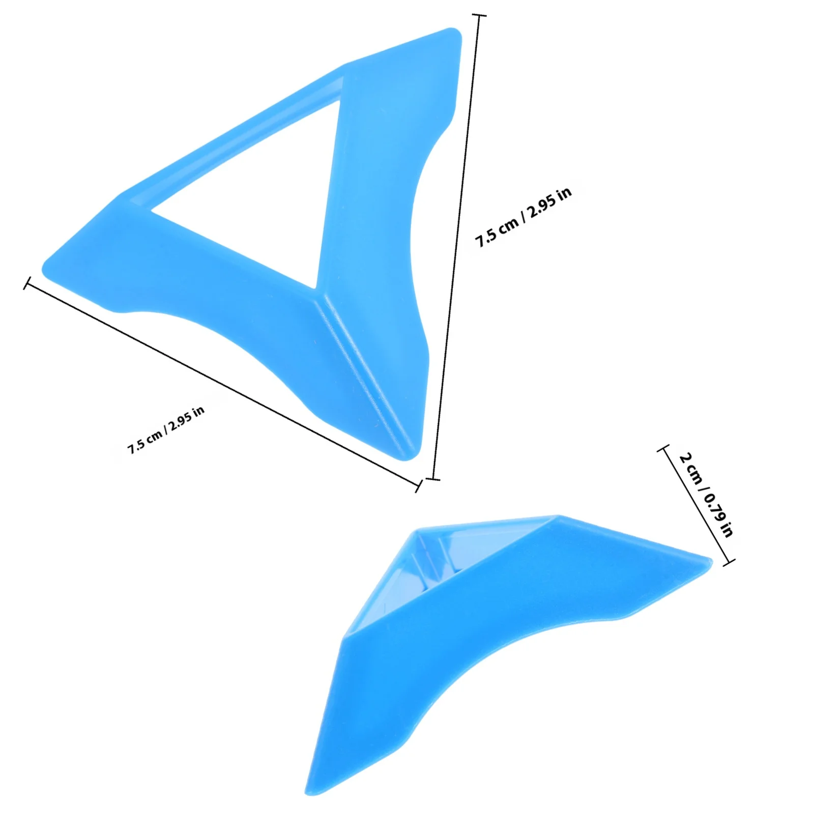 Supporto da 20 pezzi Supporto base triangolare colorato Treppiede per esposizione puzzle Robusto scaffale da scrivania Cuber Uso competitivo