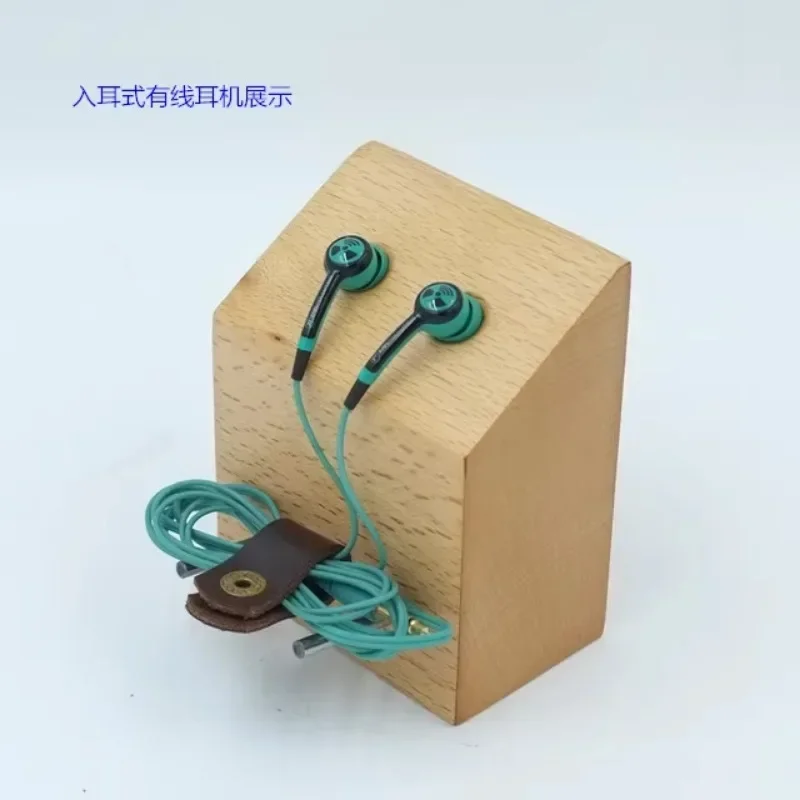 السلكية سماعة تخزين سماعة حامل مخصص Soild الخشب TWS في الأذن بلوتوث السلكية سماعة عرض موقف سدادة الأذن سماعة شماعات #4