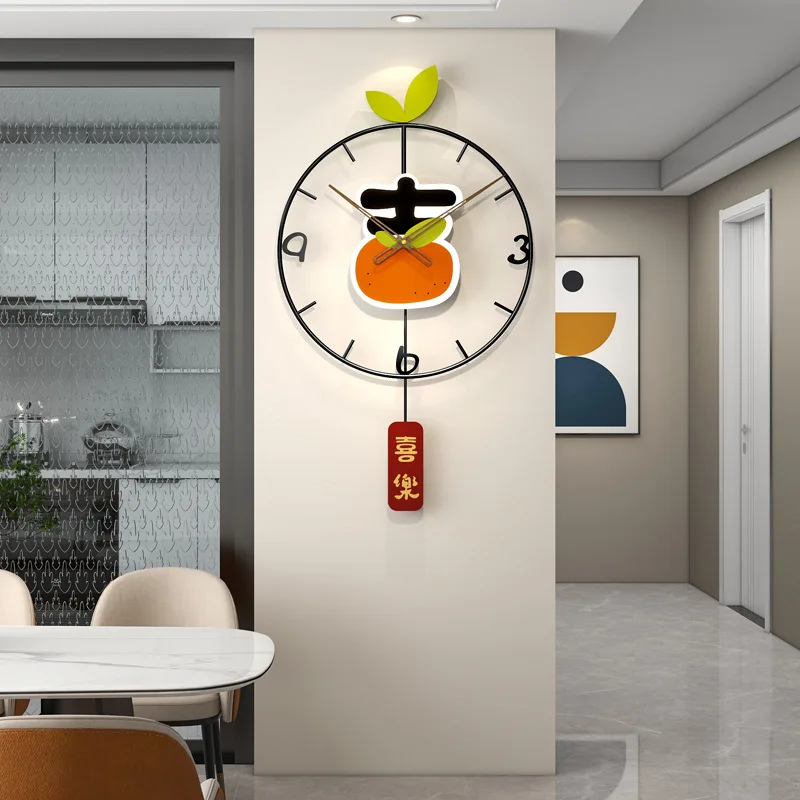 Creative Clock Hanging Wall, Home Living Room, Porch, Background Decoration, Modern Minimalist Clock Art Clock