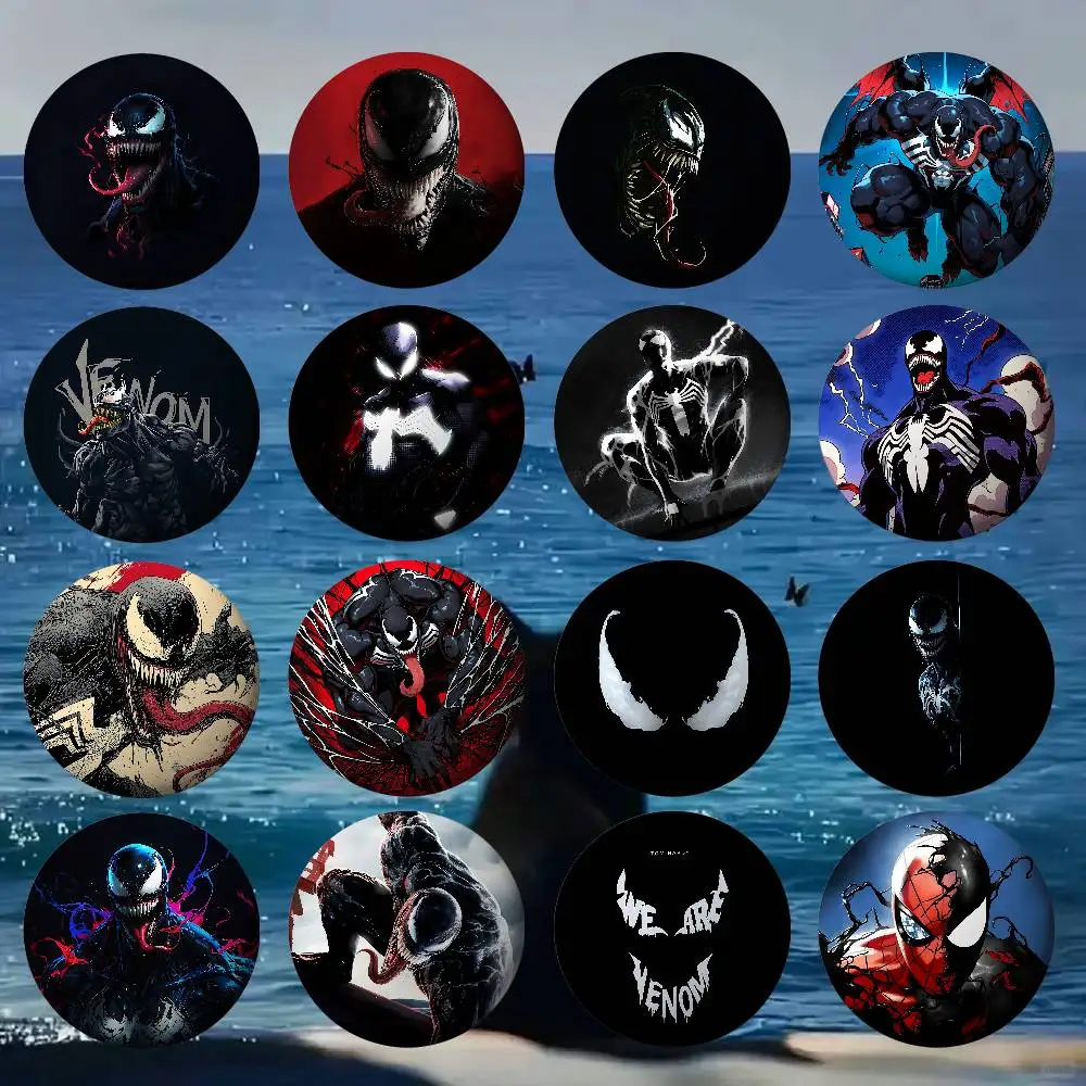 Classic-V-venom-S Movie Badge Pins For Friend, Backpack, Clothing, Collectible Accessories, Jewelry Gift