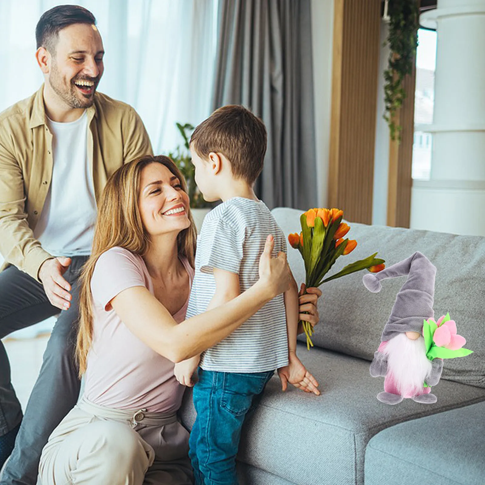 

1Pcs Adorable Long Hat Dwarf Decoration for Kids Room Home Festival Gift Soft Huggable Material Cute Ornament