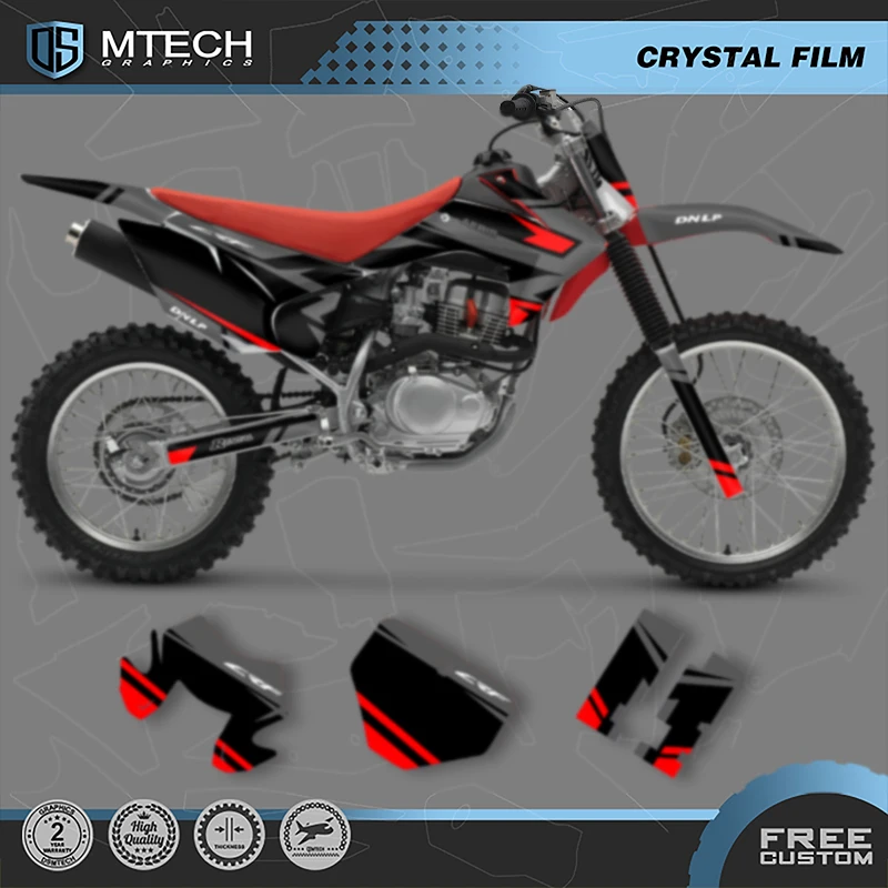

DSMTECH индивидуальный графический фон для HONDA CRF230 2015 2016 2017 2018 2019 2020 CRF150F наклейки наборы наклеек 002