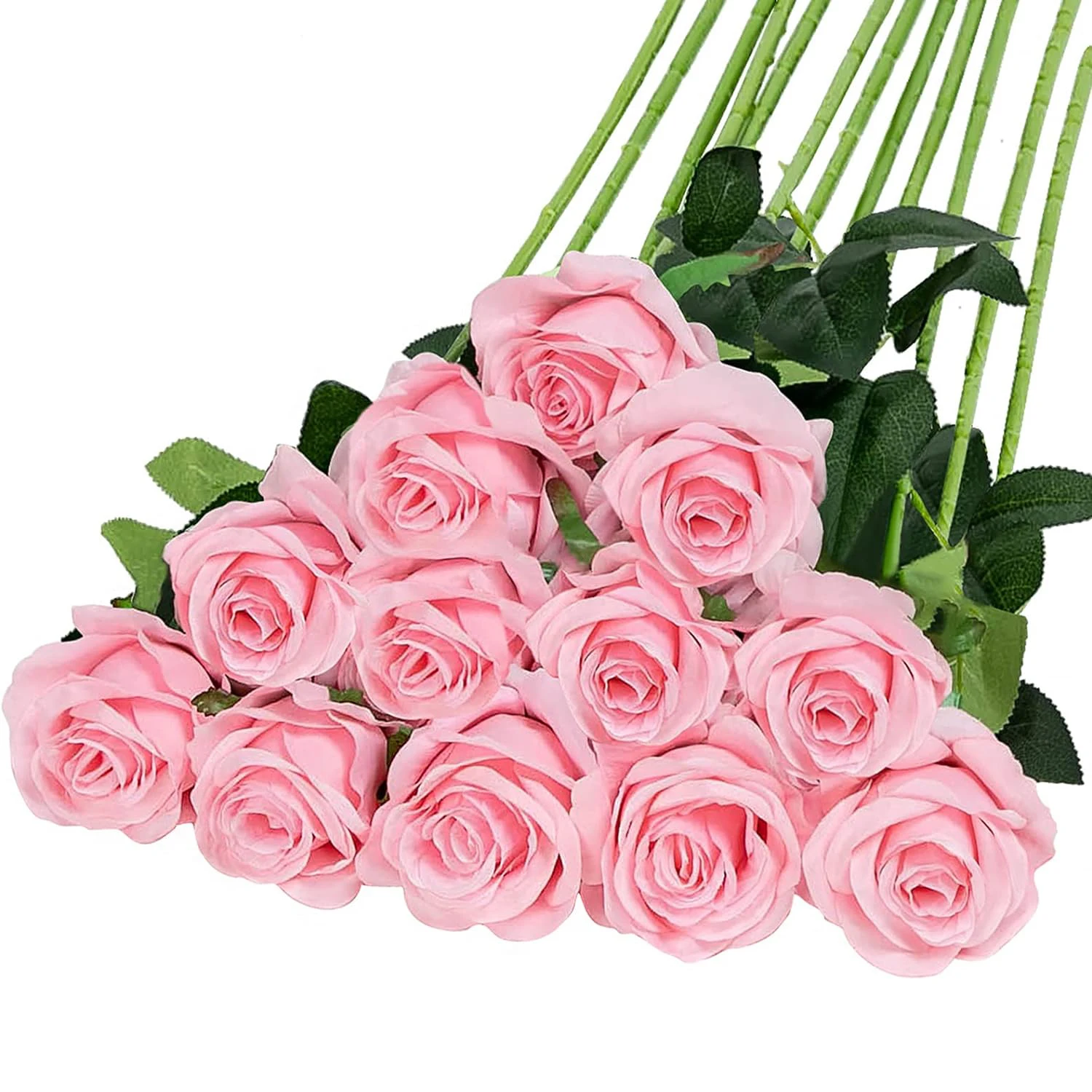 12pcs Realistic Artificial Rose Bouquet for Weddings, Birthdays, and More  for Floral Arrangements and Home Decor