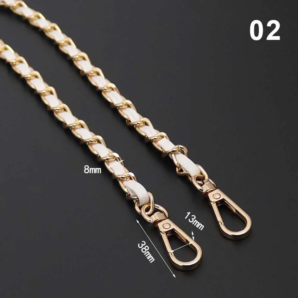 ملحق حقيبة اليد قابل للتعديل مقبض حقيبة أجزاء الأجهزة حقيبة سلسلة حقيبة كروسبودي حزام حقيبة جلدية حزام محفظة معدنية حزام