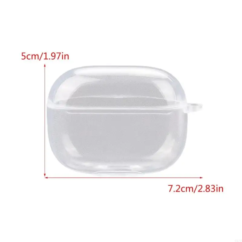 Защитный корпус QX2B для Buds Buds T300 PremiumAccessoryShockpophor Прозрачный корпус TPU Крышка водонепроницаемости