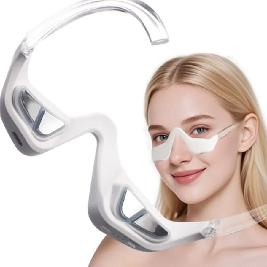 

Очки-массажер для области вокруг глаз с светотерапией, микротоками и красным LED-светом, устройство для красоты кожи лица, массажер для глаз, средство для удаления мешков под глазами