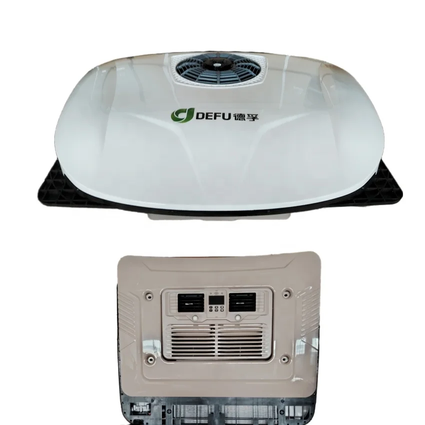 Camper 12 Volt Electric Cabin 24V Parking Air Conditioning 12v Rooftop Truck Roof Air Conditioner