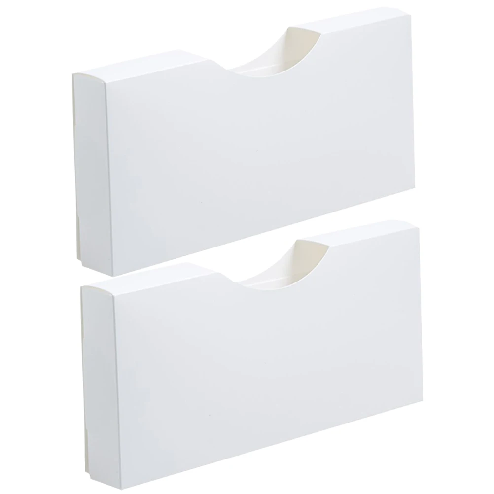 2pcs Trash Bag Container Case Holder Dispenser for Kitchen Bathroom Home Storage Space Saving Clean Tidy Hygienic Safe Practical
