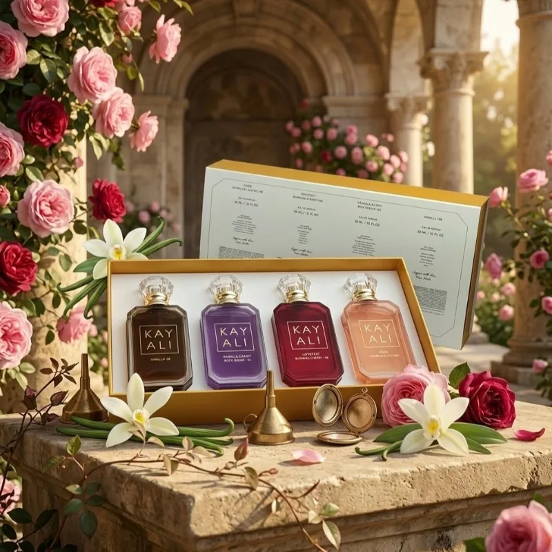 

30ml*4 KAYALI Perfume Set Long Lasting Luxury Unisex Portable Mini Fragrance Collection Elegant Sweet Rich Smooth Premium Scent