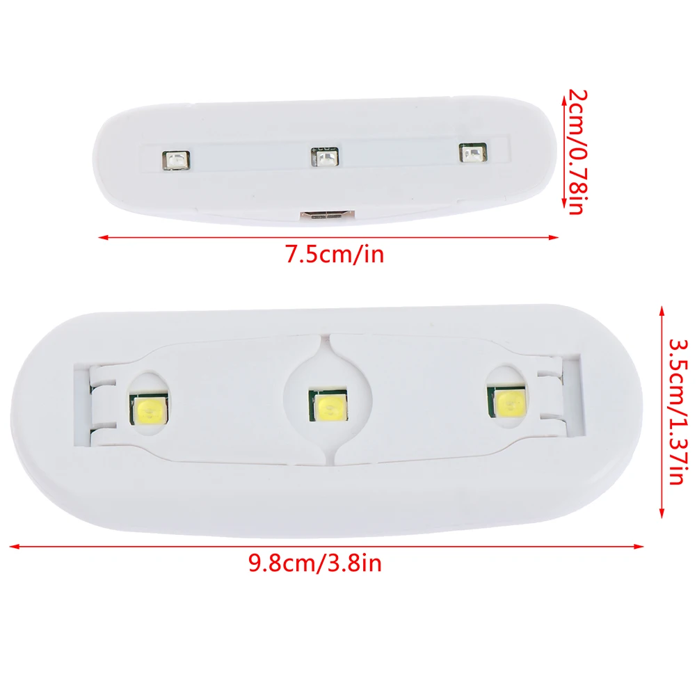 Mini Máy Sấy Móng Tay Máy Micro UV LED USB Di Động Móng Gel Chữa Máy Có Thể Gấp Lại Được Sơn Móng Tay Nhanh Khô Chiếu Sáng 2 Tốc Độ