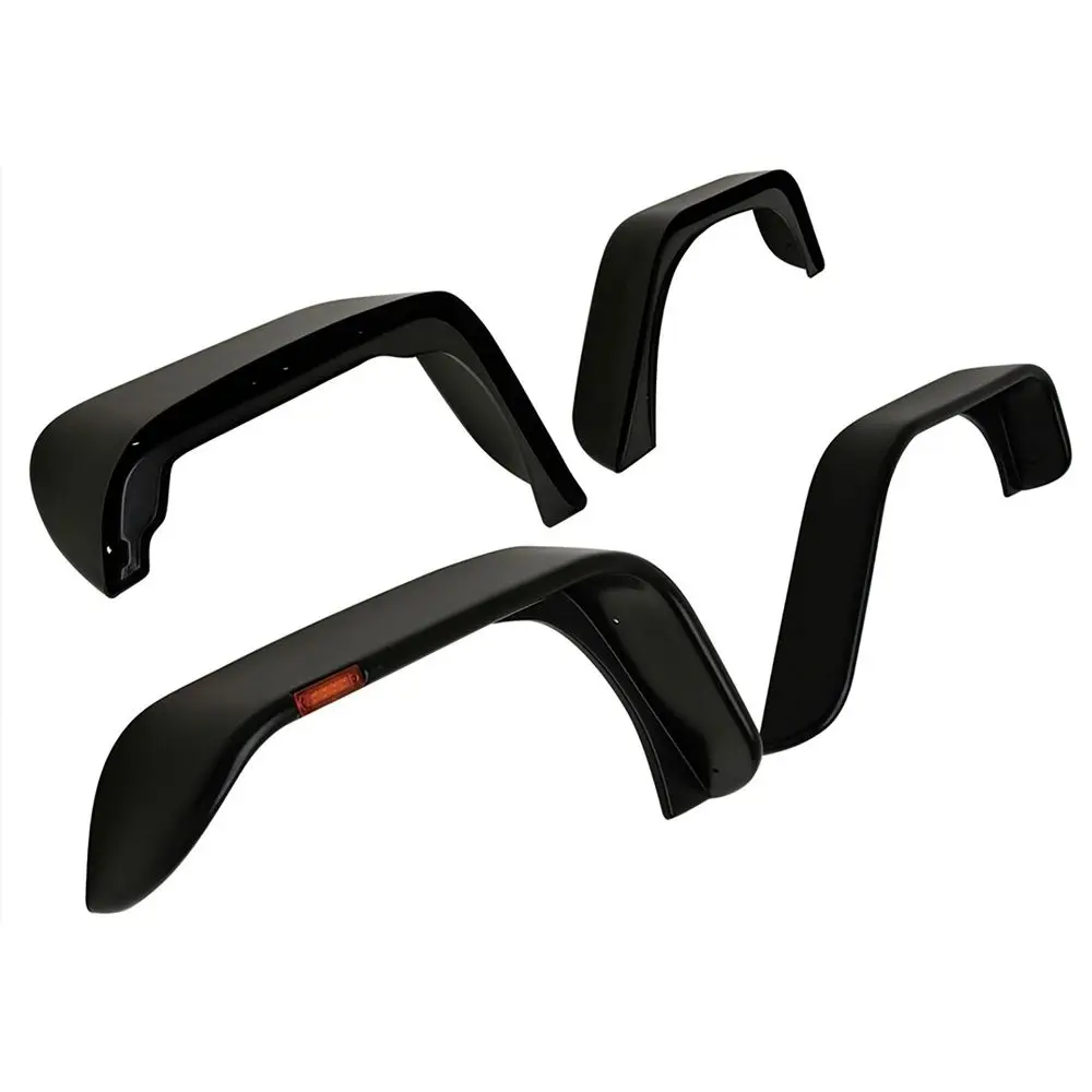 flat style Wheel Arches  eyebrow fender flares for 2007-2017 Jeep Wrangler JK 4x4 Accessories