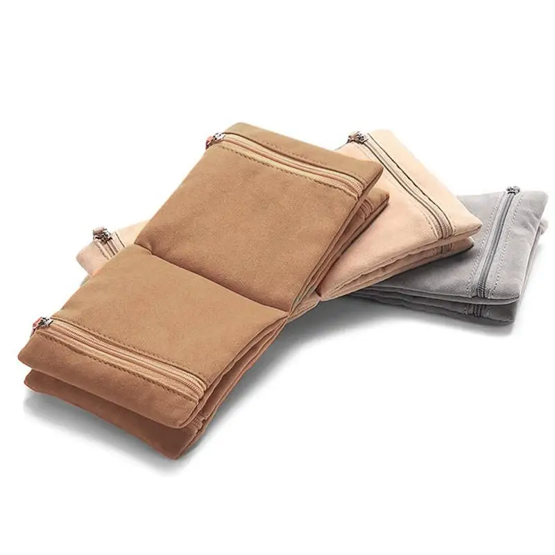 Składany organizer na biżuterię, wiele przegródek, duża pojemność, podróżna torba do przechowywania biżuterii, zapinana na zamek, delikatna torebka podróżna.