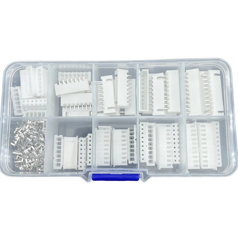 235PCS For JST XH2.54mm 6p 7p 8p 9pin 10pin Pitch Terminal Kit Board Connectors For Mini Male Female Kit Wire Connectors Adaptor