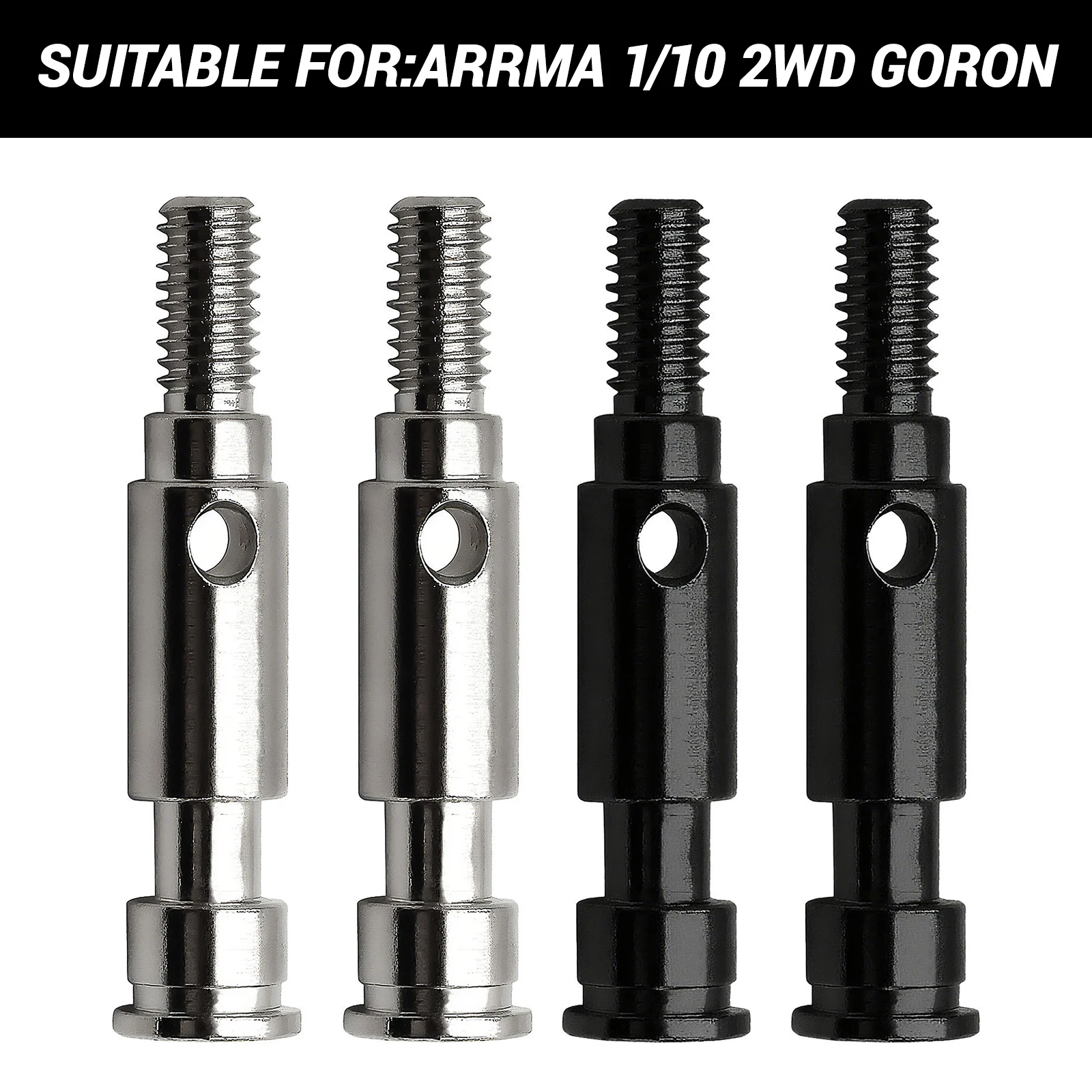 

For ARRMA 1/10 2WD Goron RC Car Front Drive Shaft Output Shaft Upgrade Adapter