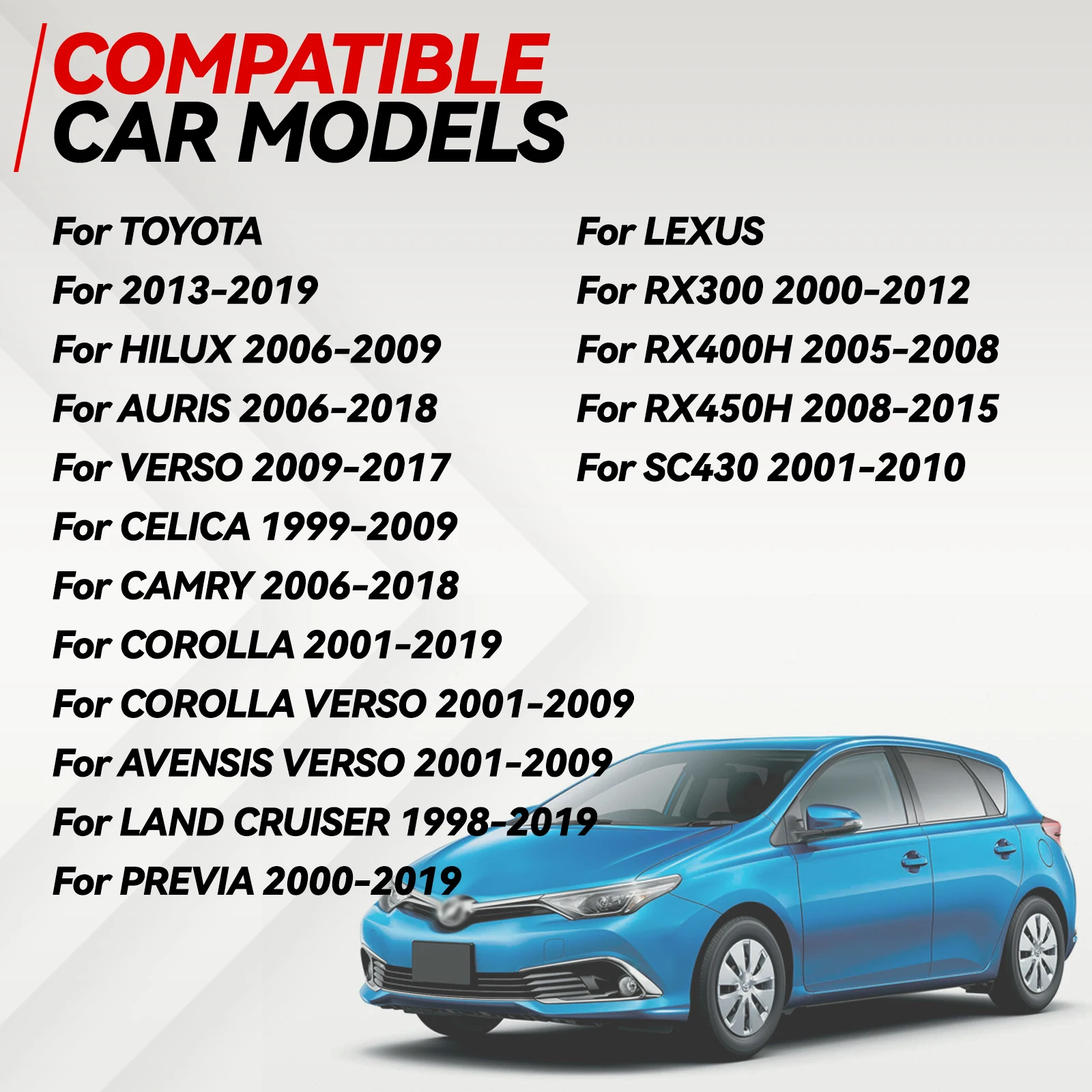 90980-11659 For Lexus Toyota Auris Headlight Bulb Socket HIR2 Wiring Connector Plug Adapter 9006  HB4 OE# 9098011659 Wiring Plug - view 2