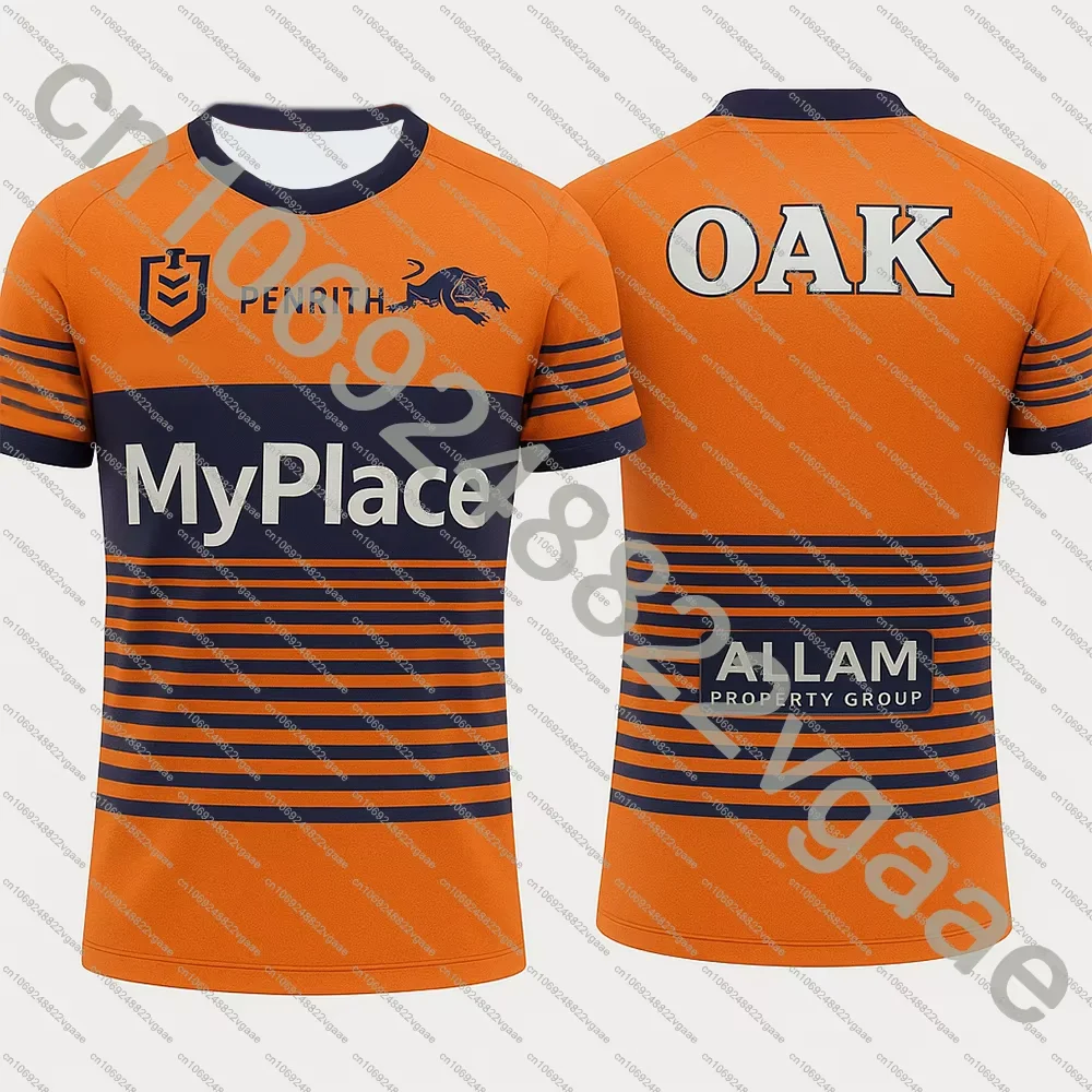 2025 camiseta de Rugby local para hombre, ropa deportiva, jugador, hombres, niños, equipo de tren masculino, camiseta de Las Vegas, Top Penrith Panthers