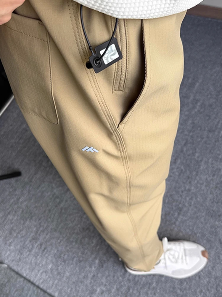 

Khaki Soft ell Ski Pants Men's Autumn Winter Thiened Outdoor Snowboarding Pants Cone Harbin Northeast Cold-resistant Pants