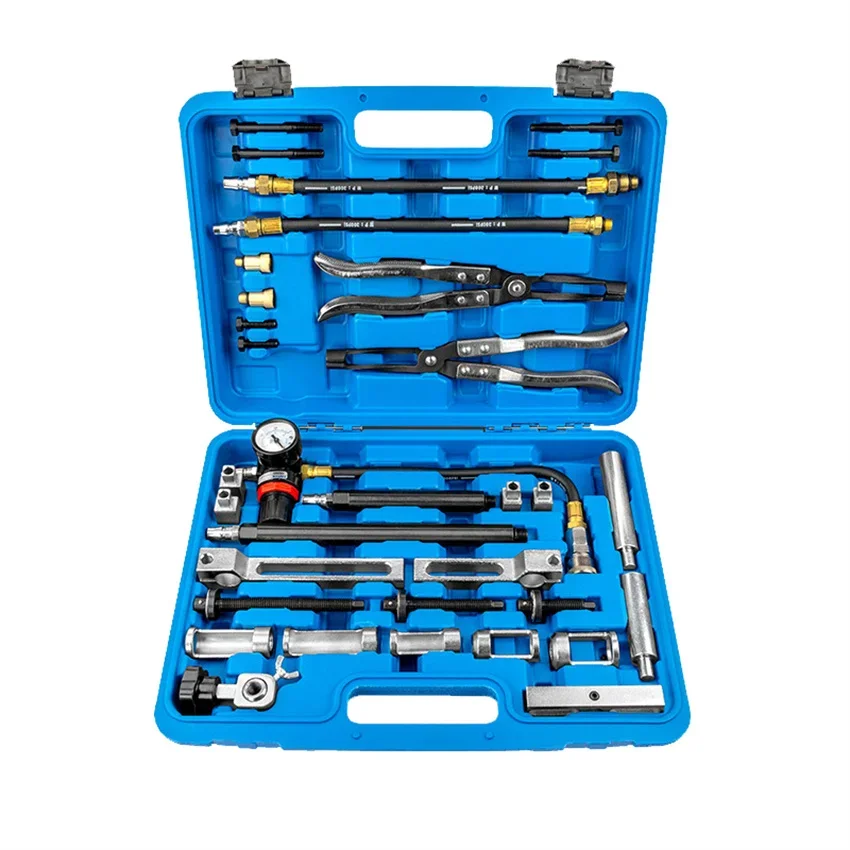 Cylinder Head Service Set Tool Kit Valve Spring Compressor Removal Installer Replacement