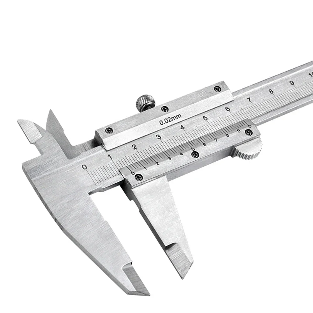 

Vernier Caliper Carbon Steel Silver 0-150MM *Vernier Caliper For Precision Vernier Caliper Four-Purpose Metal Measuring Tool