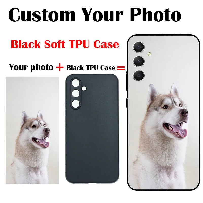 Customized Phone Case For Samsung Galaxy S24 FE S25 Ultra 5G S 25 Plus Custom TPU DIY Silicone Soft Cover