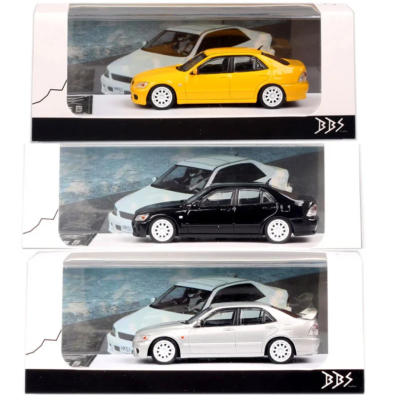 

Childrens BBS 1/64 Scale Toyota Altezza RS200 Car Model Diecast Toy Vehicles JDM Miniatures Collectible