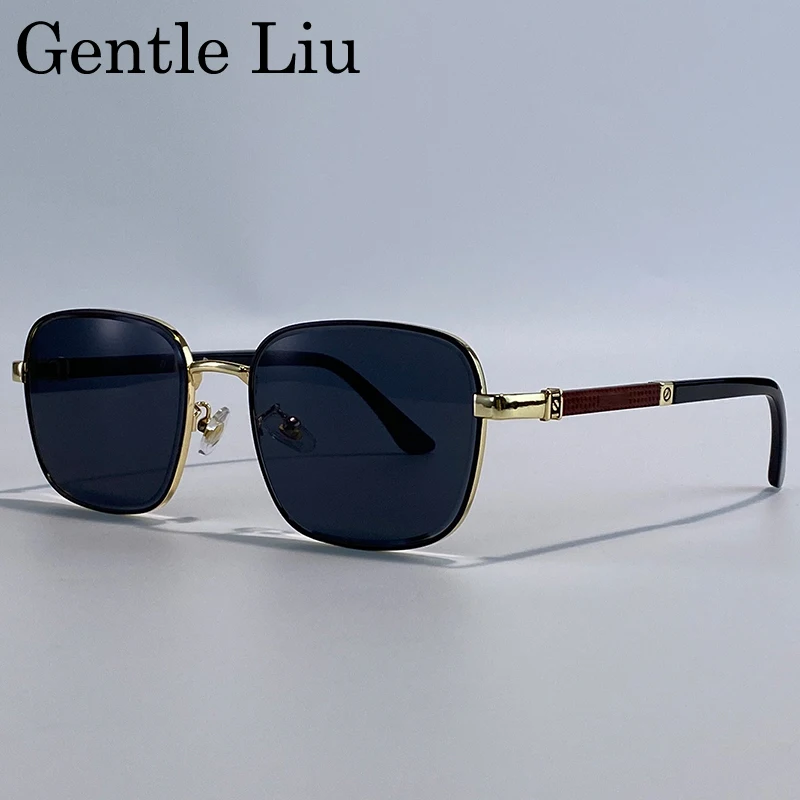 

Classic Square Change Color Sunglasses Men 2025 Luxury Brand Punk Trendy Driving Sun Glasses Photochromic Eyewear UV400 Shades