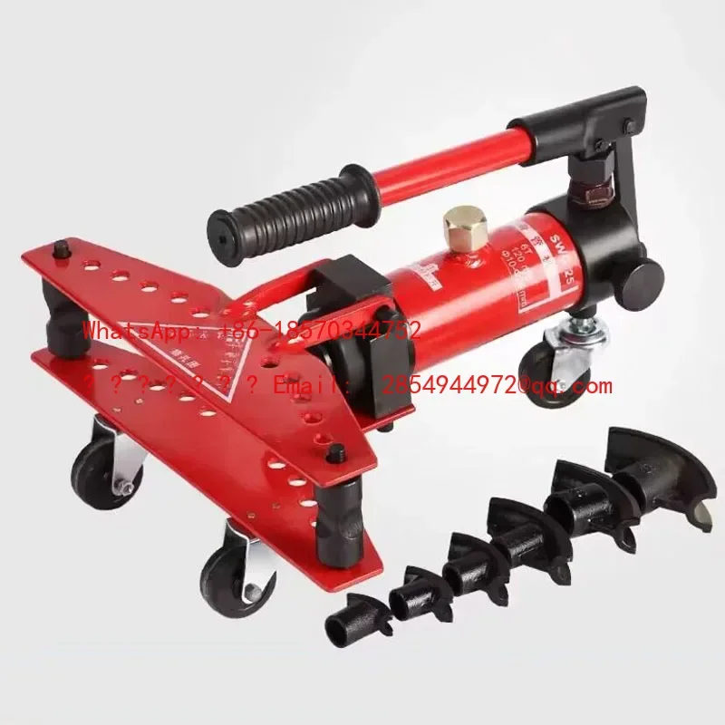 L 20 SWG-25 Hydraulic Rebar Bender Manual Copper Tube Bending Machine Stainless Steel Pipe Bending Tool Powerful Hydraulic Plier