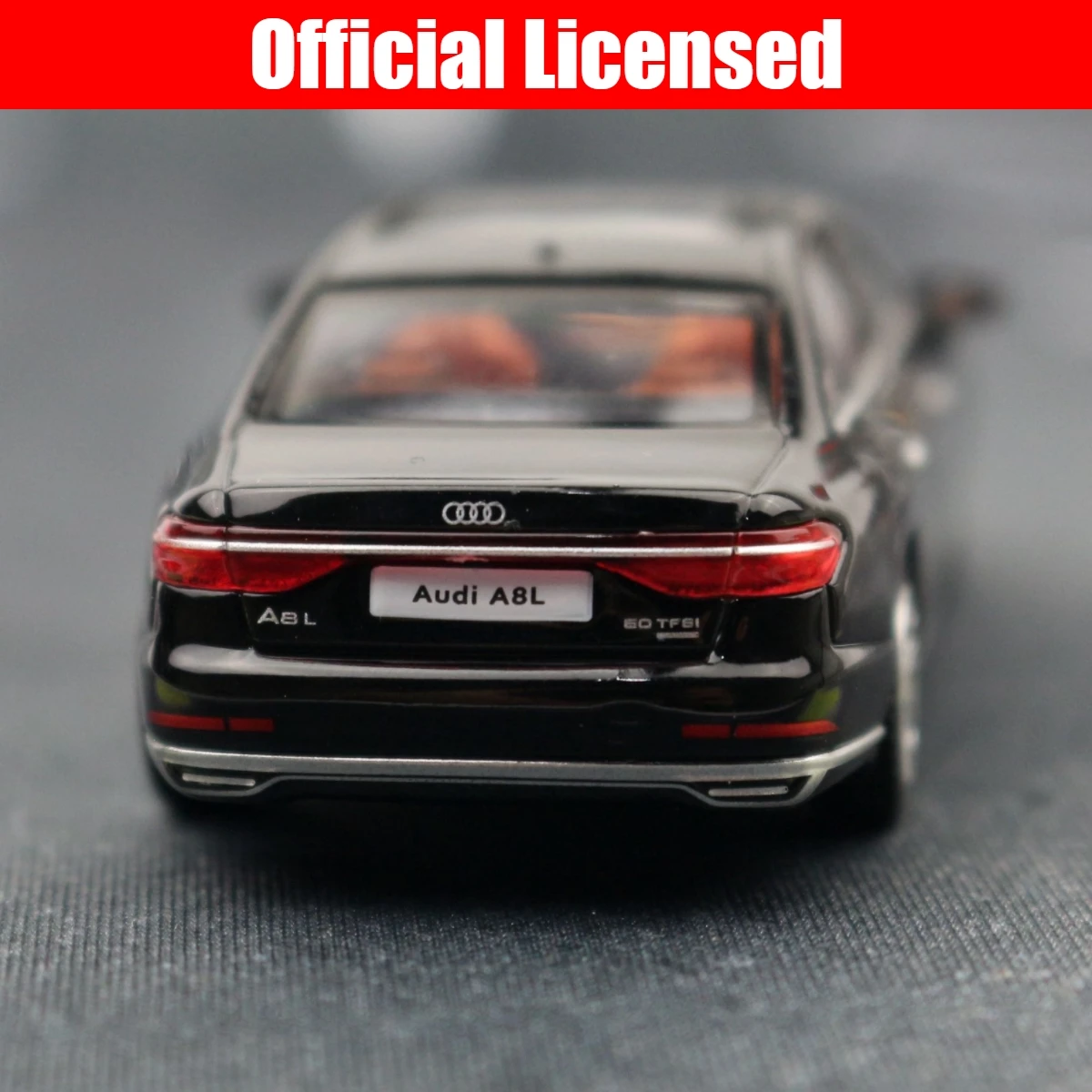 Audi A8 Sedan Miniature Model Toy, 1:64 Rodas Livres, Veículo Automóvel, Liga Fundida, Coleção Premium, Presente para o Natal, Meninos