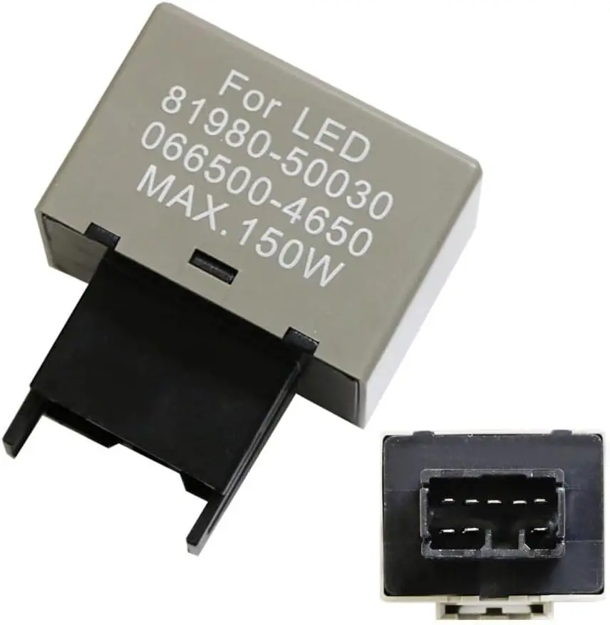 8-Pin LM449 81980-50030 066500-4650 Electronic LED Flasher Assy Relay Fix Compatible with Lexus Scion or Toyota LED Turn Signal