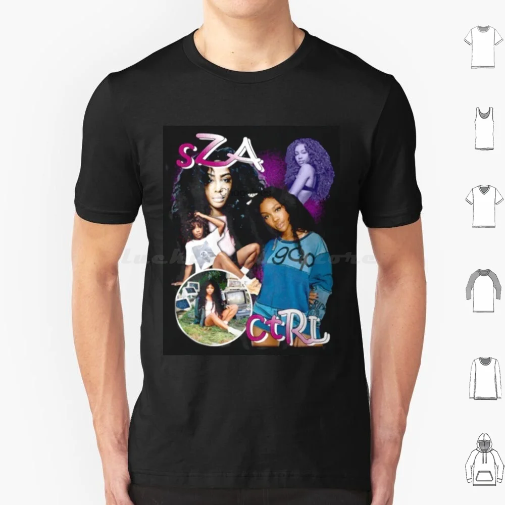 

Sza T Shirt Cotton Men Women DIY Print Sza Rnb Ctrl Doja Cat Retro Kendrick Lamar Vintage Nineties 90s Nostalgic Solange Jhene