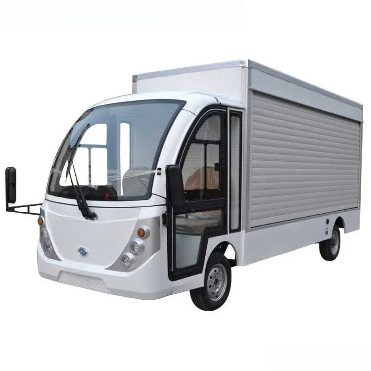 Electric vans, electric moving carts, warehouse goods, four-wheel transfer vehicles, flathead trucks